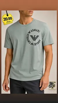 تيشيرت رجالي - إمبوريو أرماني (Emporio Armani) - سوق غزة