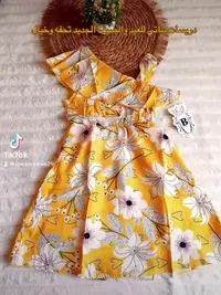 فستان بناتي صيفي مشجر - دريم ستور (Dream Store)