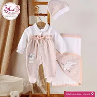 طقم ملابس أطفال بتصميم أرنب (Sara Fashion)