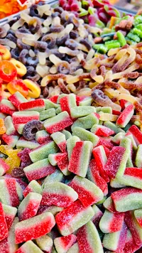 حلوى الجيلي المشكلة