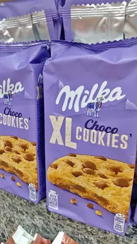 كوكيز بقطع الشوكولاتة بالحجم الكبير - ميلكا (Milka)
