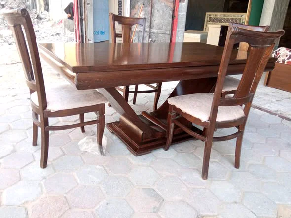 طاولة سفرة كامل - مفروشات - سوق غزة