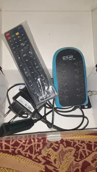 ريسيفر للبيع مستعمل خفيف مع ريموت جديد وكامل أغراضه النصيرات