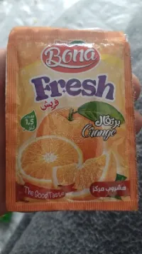 كرتونة عصير  بطعم البرتقال