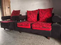 طقم كنب بحالة ممتاز جدآ