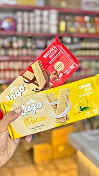 ويفر محشو بكريمة الليمون - لاغو بوكر (Lago)