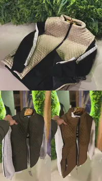 سترة رياضية مبطنة بتصميم ثنائي اللون
