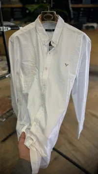 قميص رجالي أبيض كلاسيكي