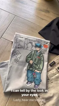 تيشيرت رجالي بطبعة كرتونية - فيجن ستريت وير (Vision Street Wear)