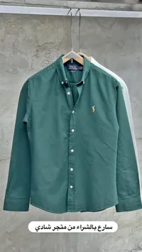قميص رجالي بأكمام طويلة - بولو رالف لورين (Polo Ralph Lauren)