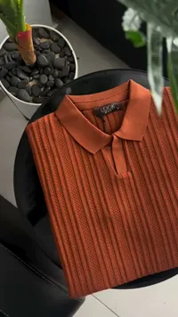 قميص بولو محبوك - لوك مان (Look Man)