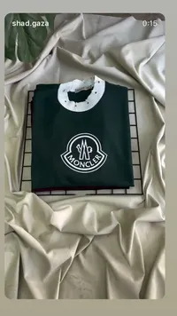 تيشيرت رجالي بياقة دائرية - مونكلير (Moncler)