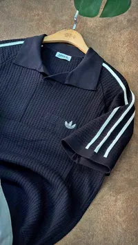 قميص بولو رجالي محبوك - أديداس (Adidas)