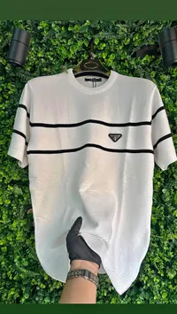 تيشيرت صيفي مخطط - برادا (Prada)