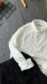 قميص مخطط بأزرار - MODA ARPOL