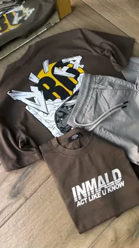 تيشيرت رجالي بطبعة جرافيك - INMALD (INMALD)
