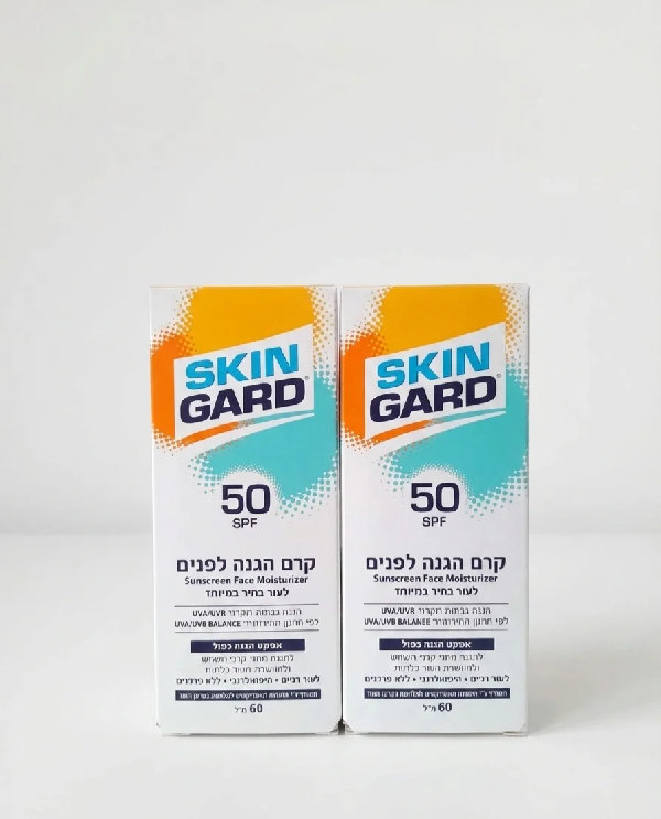 واقي شمس ومُرطب سكين جارد SKIN GARD SPF 50 للوجه (60 مل - إكسسوارات ومكياج وعناية - سوق غزة