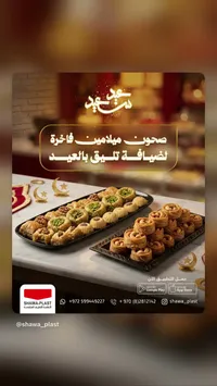 تشكيلة حلويات فاخرة شاوا بلاست