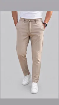 بنطلون رجالي كاجوال برباط (Casual Pants)