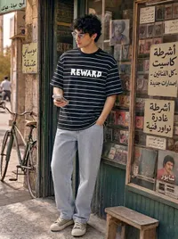 تي شيرت مخطط - ريوورد (REWARD)