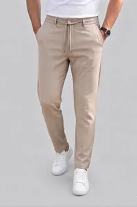 بنطلون رجالي كاجوال برباط (Casual)