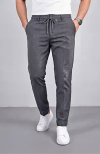 بنطلون رجالي كاجوال برباط (Casual)