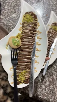 كريب نوتيلا بالفستق