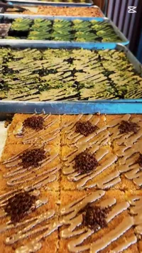 بقلاوة بالشوكولاتة والفستق