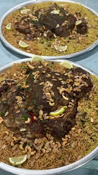 صينية مندي لحم