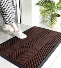 ممسحة أرجل مانعة للانزلاق بتصميم هندسي