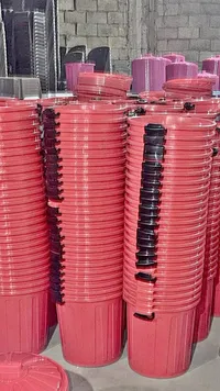سطل بلاستيك منزلي متعدد الاستخدامات
