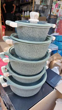 طقم قدور جرانيت (Granite)