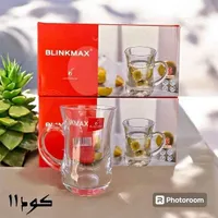 أكواب شاي زجاجية - بلينك ماكس (BLINKMAX)
