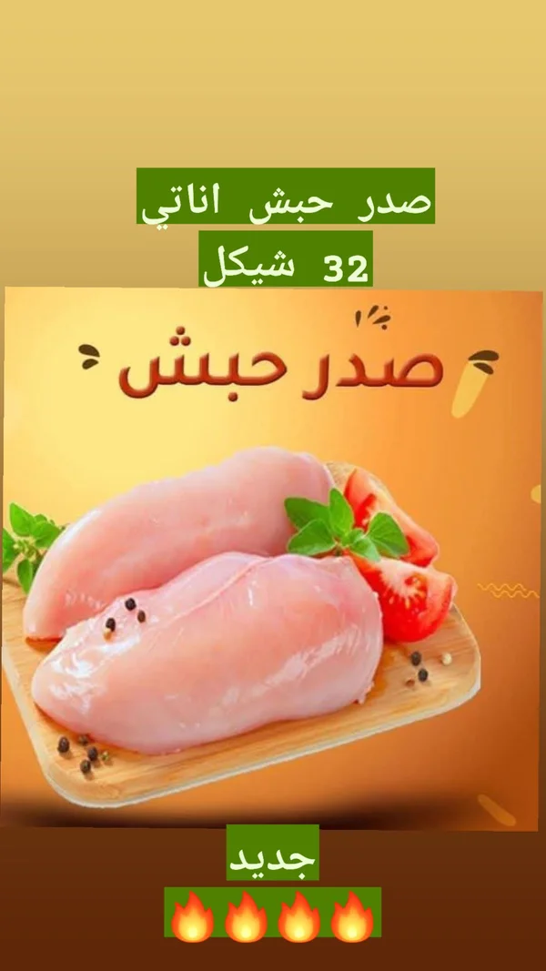 صدر حبش أناتي طازج - مواد غذائية وبقالة - سوق غزة