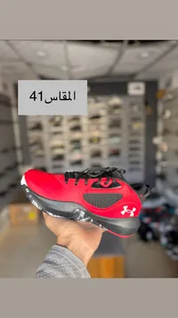 حذاء رياضي أندر أرمور أحمر - مقاس 41