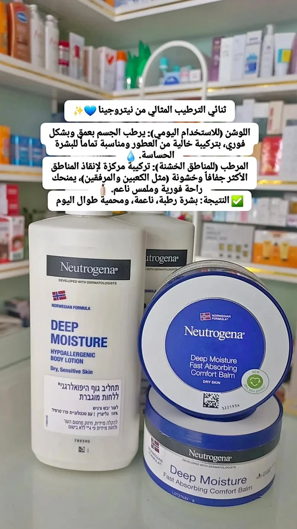 لوشن مرطب للجسم - نيتروجينا (Neutrogena) - إكسسوارات ومكياج وعناية - سوق غزة