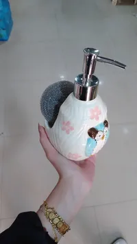 موزع صابون سائل مع إسفنجة - تصميم أطفال