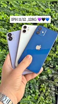 هواتف آيفون 11 و 12 بسعة 128 جيجابايت (Apple)