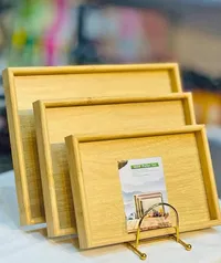 طقم صواني تقديم خشبية - ام دي اف باليت (MDF Pallet Set)