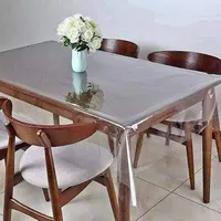مفرش طاولة شفاف عازل للماء
