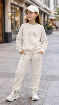 تشكيلة ملابس أطفال - بدلة رياضية Stay Strong