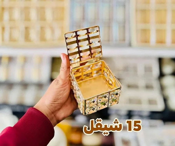 علبة مجوهرات فاخرة مزخرفة - أدوات منزلية - سوق غزة