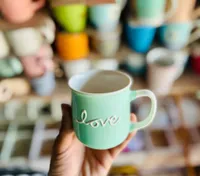 مج نسكافيه أخضر Love