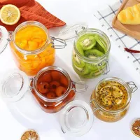 علب زجاج محكمة الإغلاق للحفظ