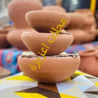 زبدية فخارية يدوية الصنع