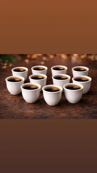 فناجين قهوة سيراميك بيضاء - طقم 12 فنجان
