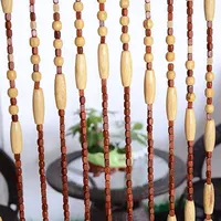 ستارة خرز خشبية - ديكور منزلي