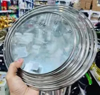 غطاء زجاجي للقدور والمقالي
