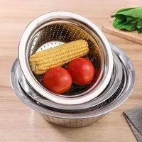 مصفاة الخضروات الفولاذية