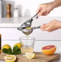 عصارة ليمون يدوية من الستانلس ستيل